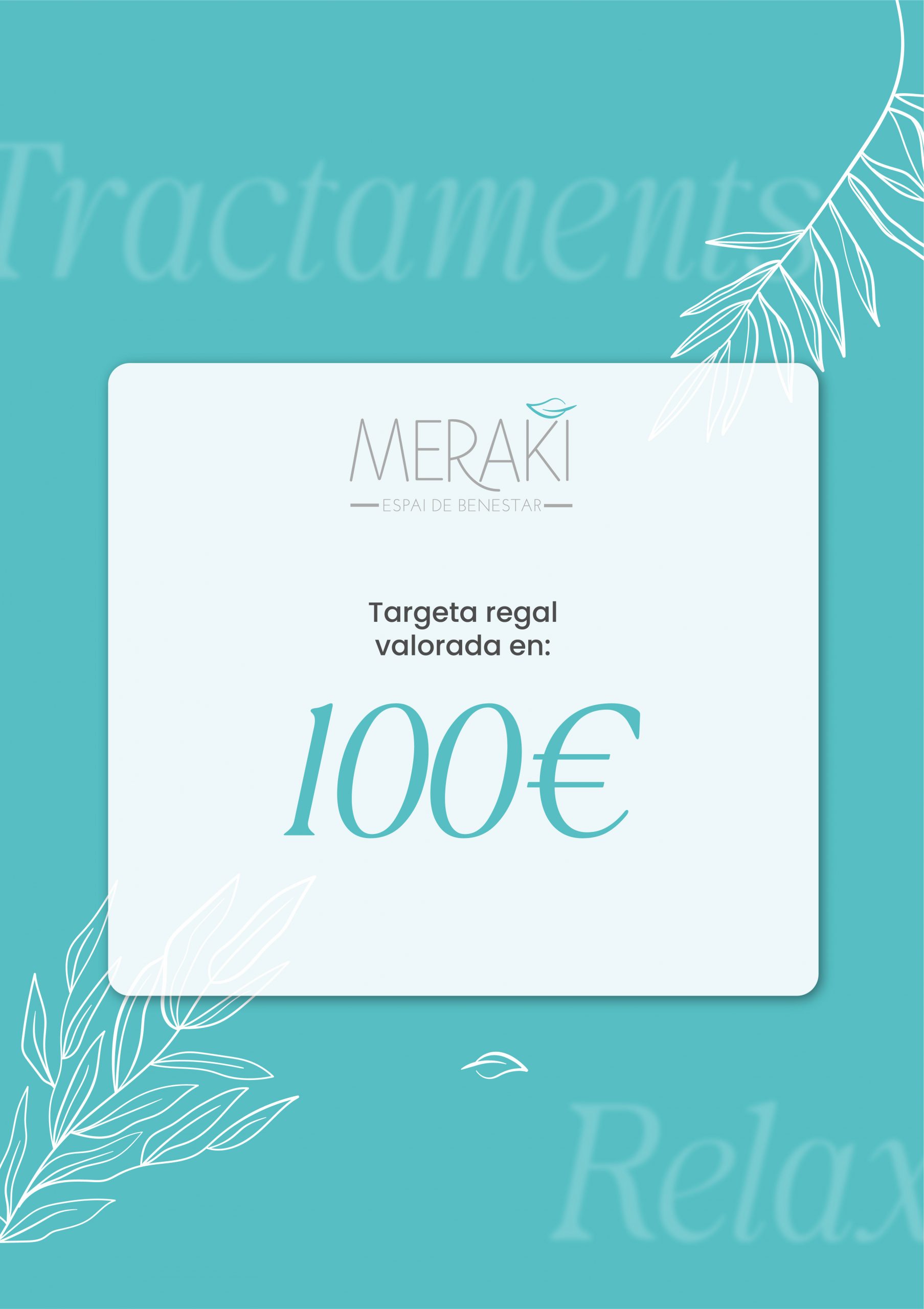 targeta regal valorada en 100€